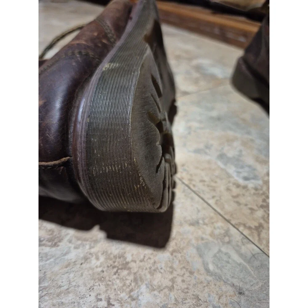Vintage Dr. Martens Ankle Boots 8287 Brown Men's Size 10 Made in England